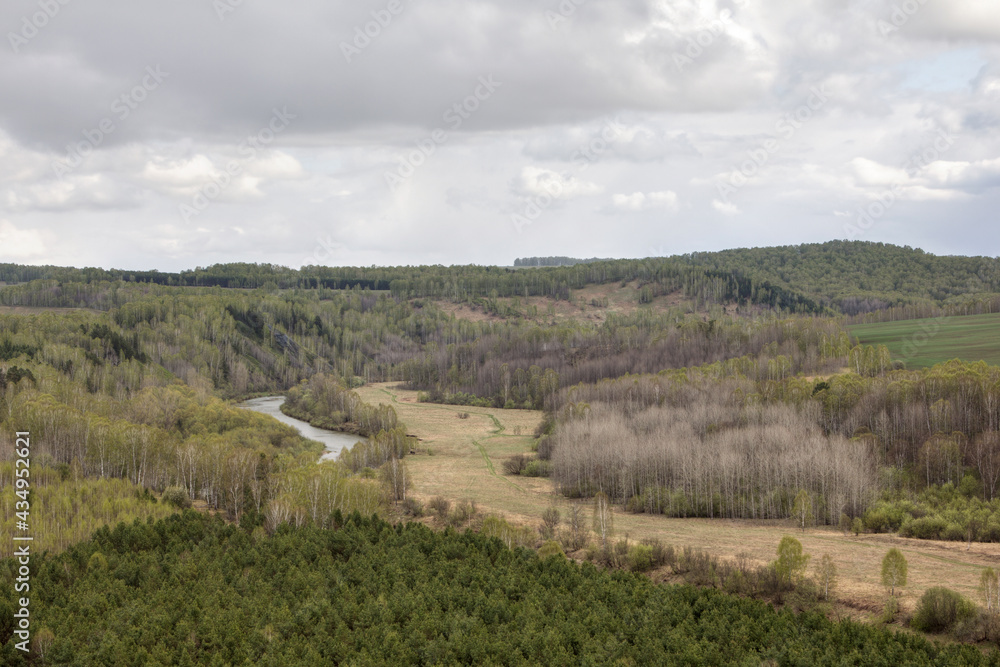 Obraz premium Early Spring in Siberia