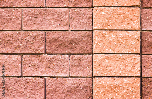 Brick wall - texture of stone close up. Brick background.