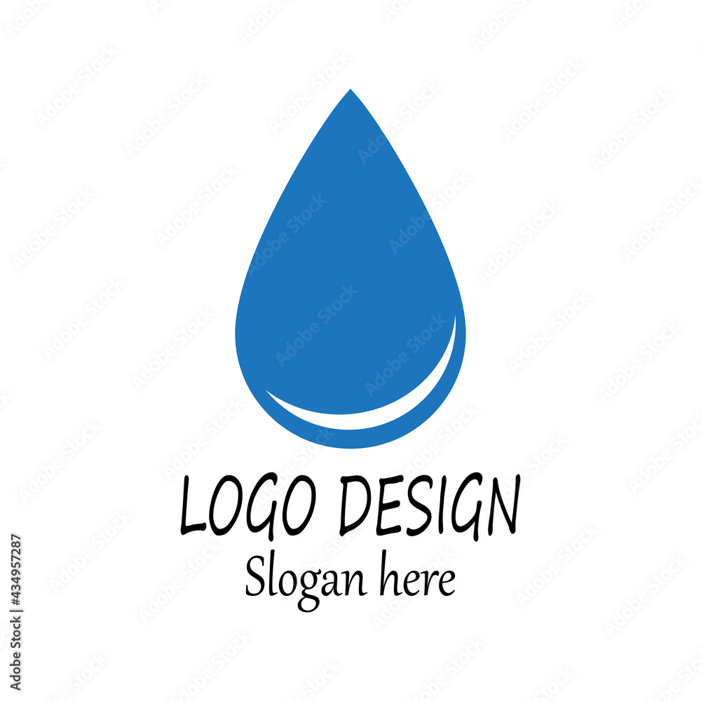 Water drop Logo Template vector illustration design Water drop Logo Template vector illustration design