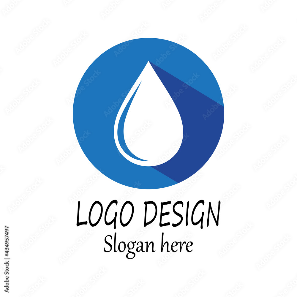 Water drop Logo Template vector illustration design Water drop Logo Template vector illustration design