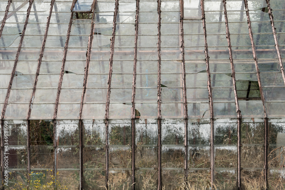 Fototapeta premium Greenhouse construction