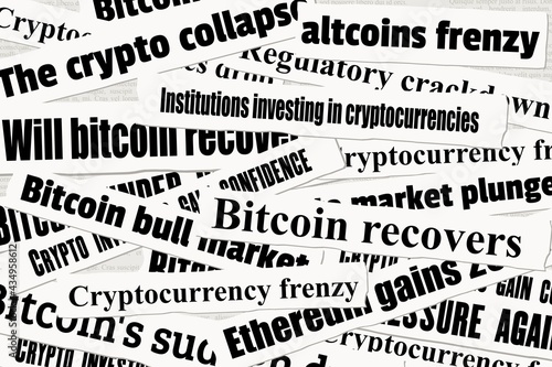 Cryptocurrency investing financial news titles
