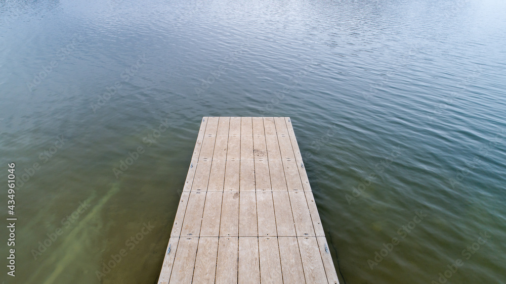 dock where you can walk onto the water