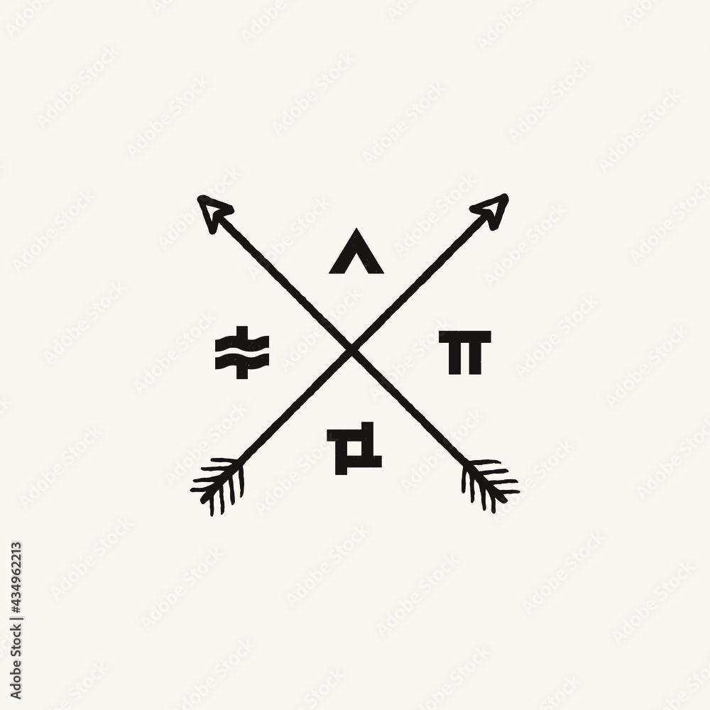 silhouette symbol for camping silhouette symbol for camping