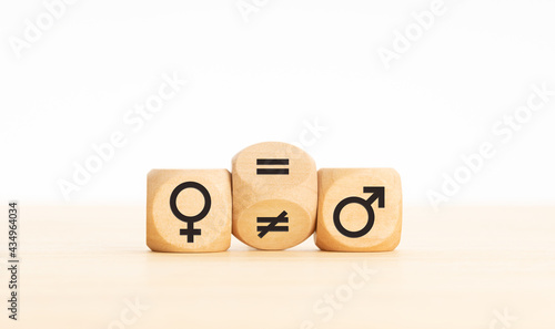 Фотография Gender equality concept