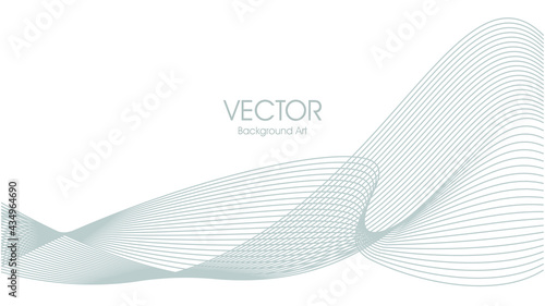 white abstract line wave background