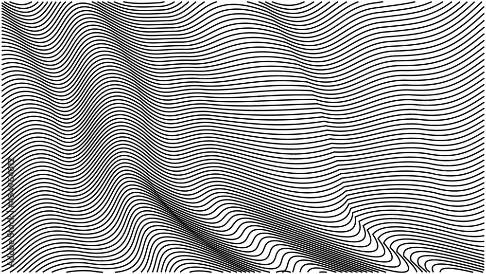 smooth abstract line wave background