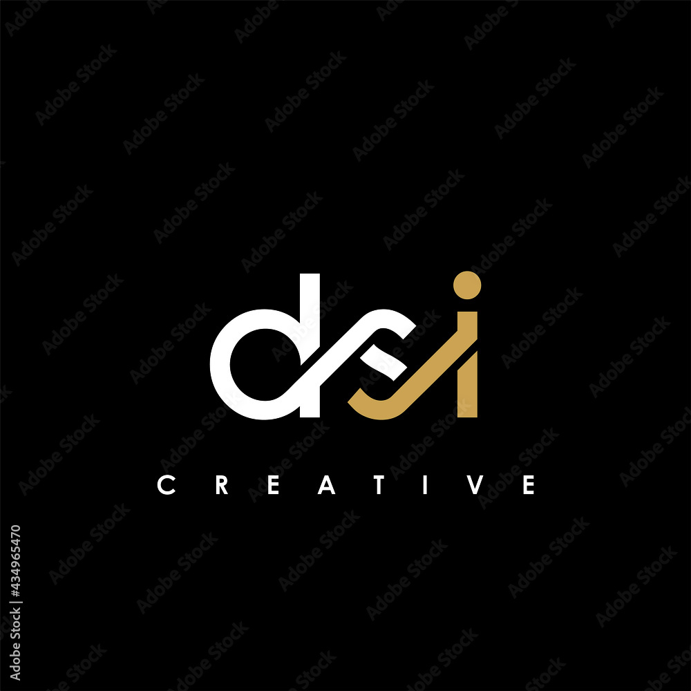 DSI Letter Initial Logo Design Template Vector Illustration DSI Letter Initial Logo Design Template Vector Illustration