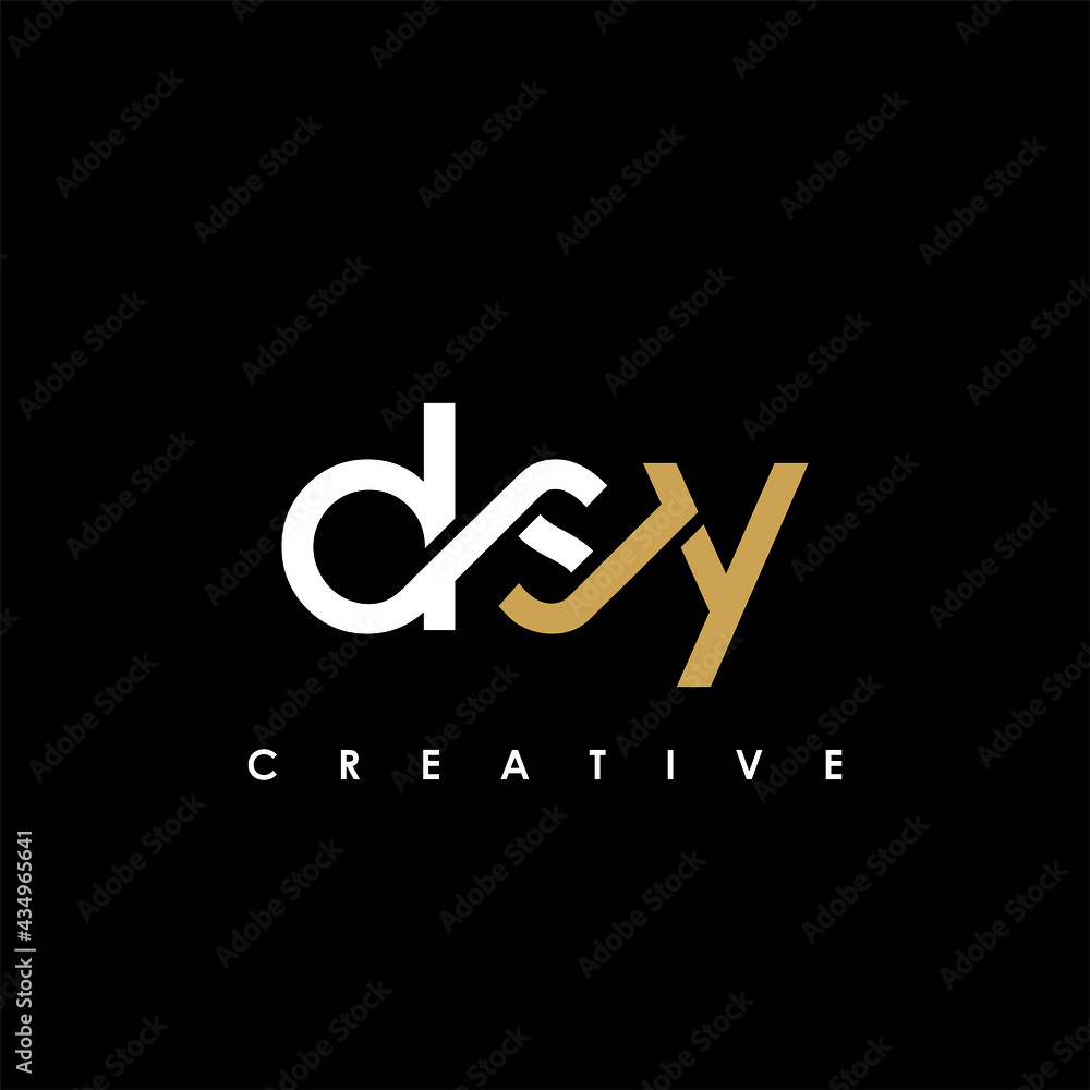 DSY Letter Initial Logo Design Template Vector Illustration DSY Letter Initial Logo Design Template Vector Illustration