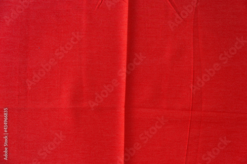 A Crumpled red fabric texture