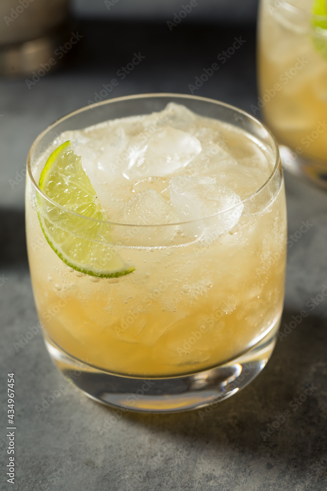 Refreshing Cold Rum Canchanchara Cocktail Refreshing Cold Rum Canchanchara Cocktail