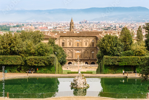 View of Palazzo Pitti from the Boboli Gardens