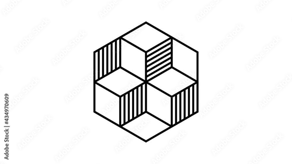 Stack Box delivery line icon animation Motion graphics 4k video motion illustration sign. Outline doodle style alpha channel Stack Box delivery line icon animation Motion graphics 4k video motion illustration sign. Outline doodle style alpha channel