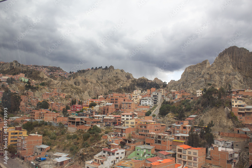 Ciudad de La Paz, en el país de Bolivia.