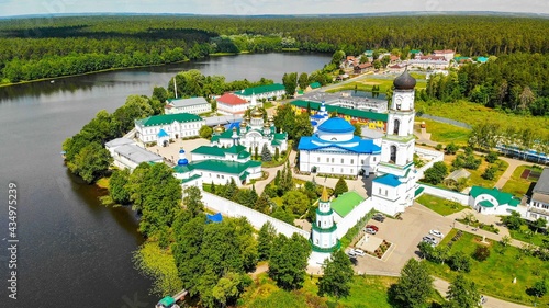 Raifsky Bogoroditsky monastery Kazan  created by dji camera © Alexandr K