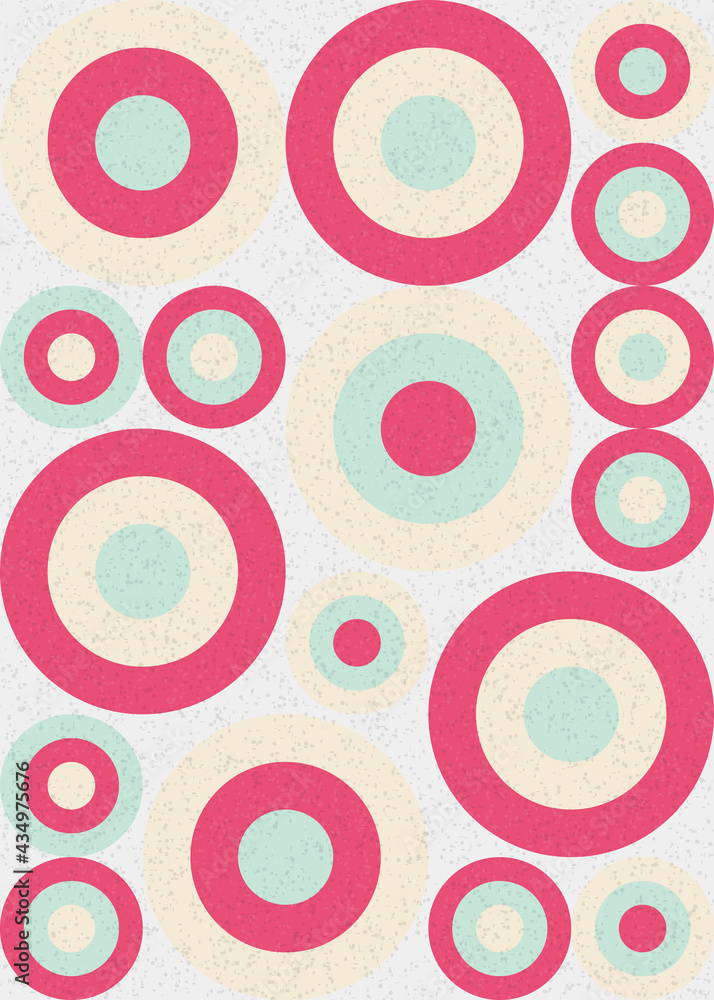 Fototapeta premium Abstract Geometric Pattern generative computational art illustration