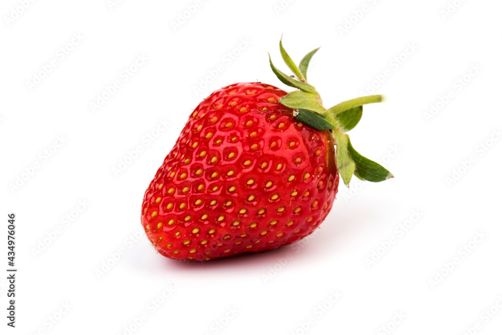 Fresh, red and tasty strawberries isolated on a white background Fresh, red and tasty strawberries isolated on a white background