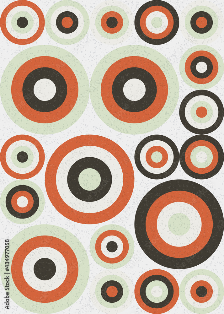 Fototapeta Abstract Geometric Pattern generative computational art illustration