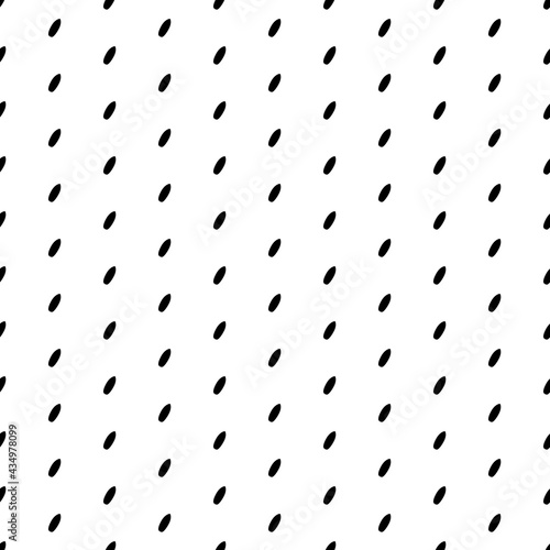 Square seamless background pattern from geometric shapes. The pattern is evenly filled with black surf board symbols. Vector illustration on white background