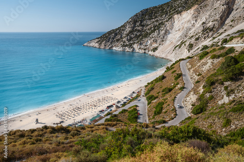 Greece  Kefalonia island  Myrtos beach