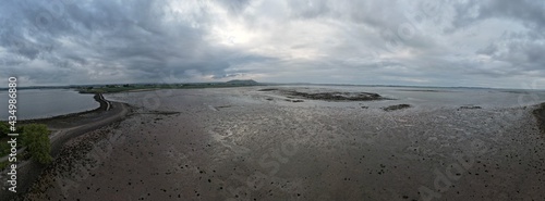 Panoramic shot of view of Scrabo Tower from Island Hill, Northern Ireland photo