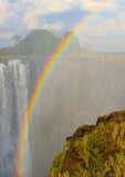 Rainbow at Victoria Falls, Zimbabwe