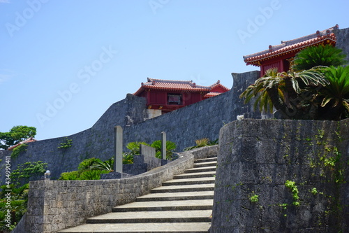 zuisen-mon Gate of Shuri Castle in Okinawa, Japan - 日本 沖縄県 那覇 首里城 瑞泉門 photo