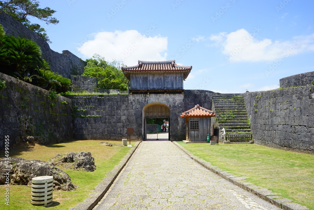 Obraz premium 日本 那覇 首里城 城壁