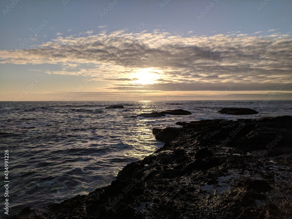 Sunset Over Ocean