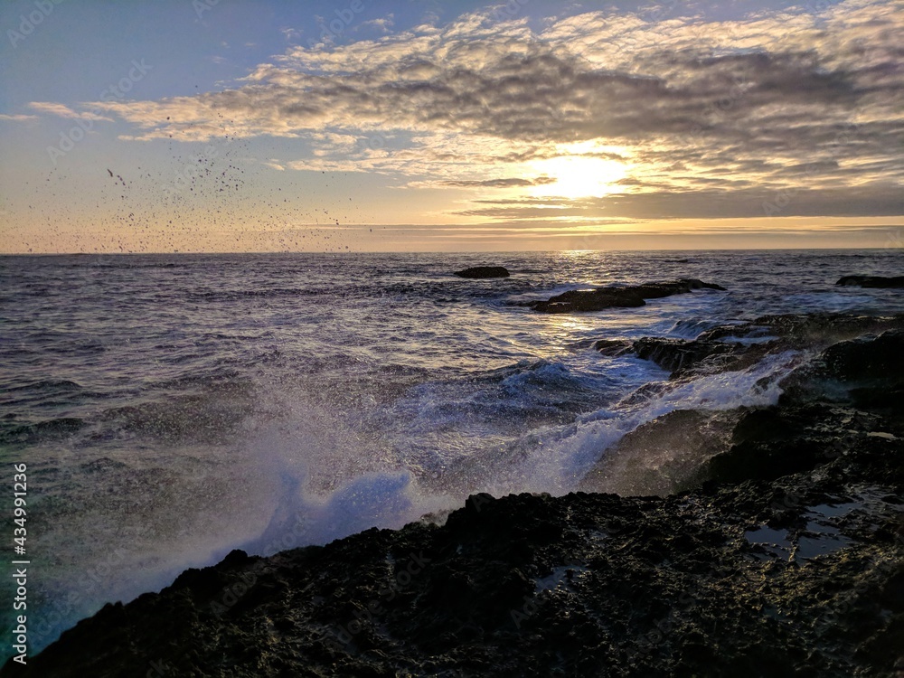 Sunset Over Ocean