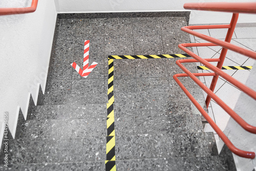 Corona Schutz Markierung