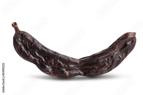 Wallpaper Mural Ripe carob pods isolated on white background with clipping path and full depth of field Torontodigital.ca