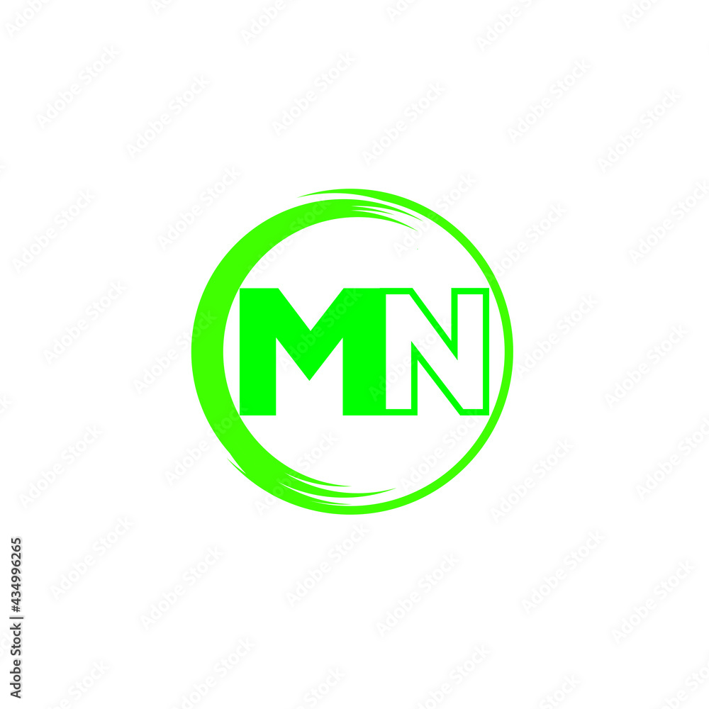 MN letter logo icon vector template on white background creative letter MN icon. MN vector. MN letter logo icon vector template on white background creative letter MN icon. MN vector.