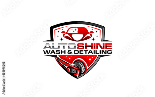 Illustration vector graphic of auto detailing servis logo design template-05