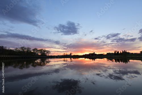 plaxton lake sunset