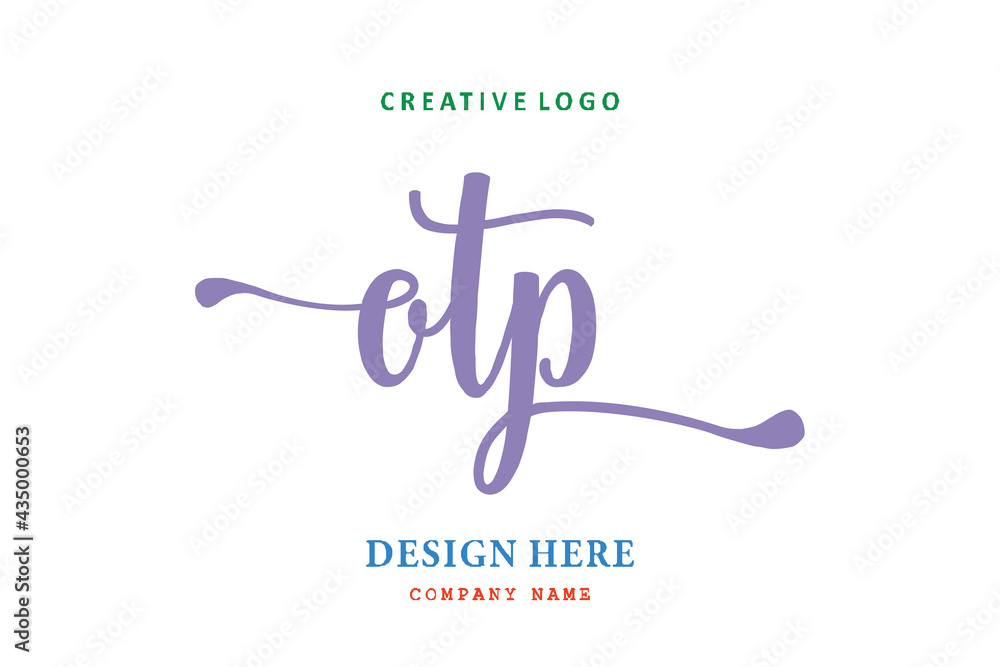 OTP lettering logo is simple, easy to understand and authoritative OTP lettering logo is simple, easy to understand and authoritative