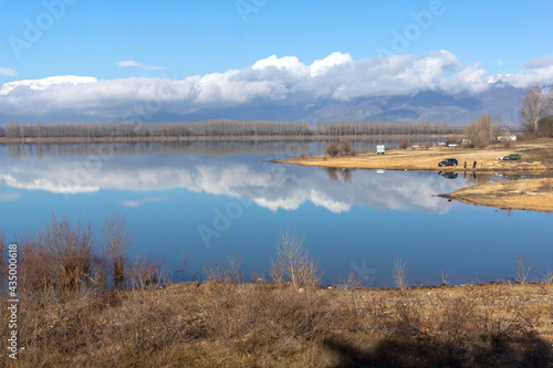 Winter view of Koprinka Reservoir  Bulgaria