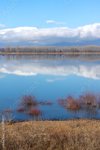 Winter view of Koprinka Reservoir, Bulgaria