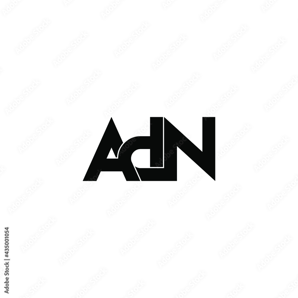 adn letter original monogram logo design adn letter original monogram logo design