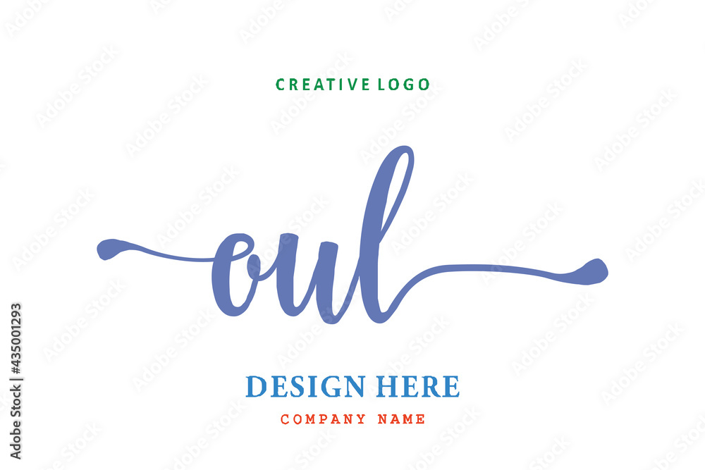 OUL lettering logo is simple, easy to understand and authoritative OUL lettering logo is simple, easy to understand and authoritative