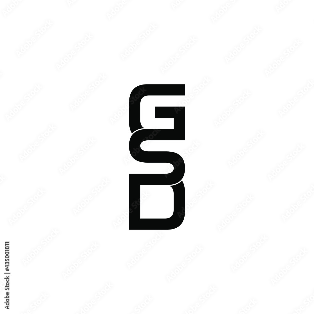 gsd letter original monogram logo design gsd letter original monogram logo design