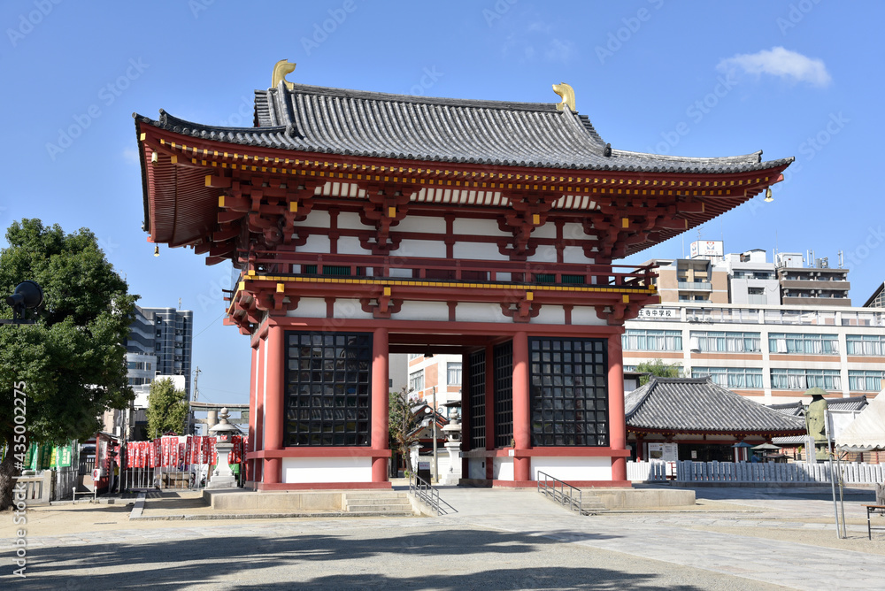 四天王寺 西大門 大阪市天王寺区 四天王寺 西大門 大阪市天王寺区