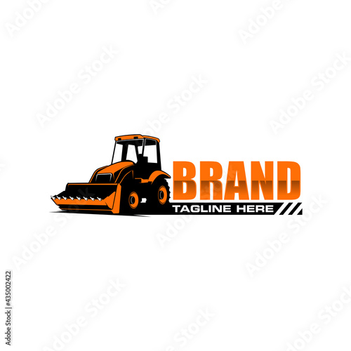 Excavator logo template, Perfect for businesses related to construction