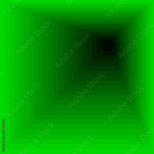Acid green tunnel. Vector tunnel bottomless.