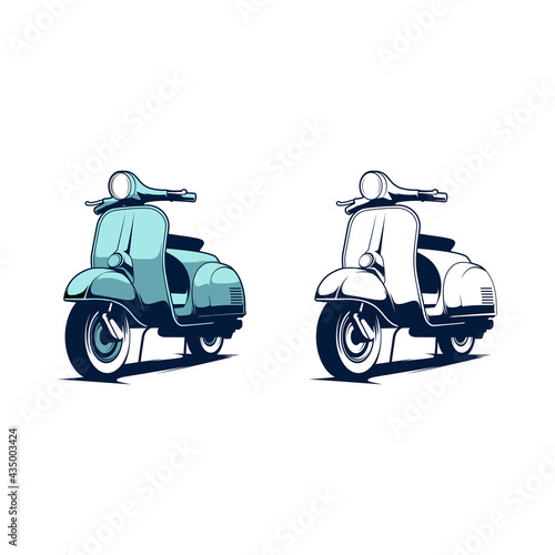 Tela scooter vector