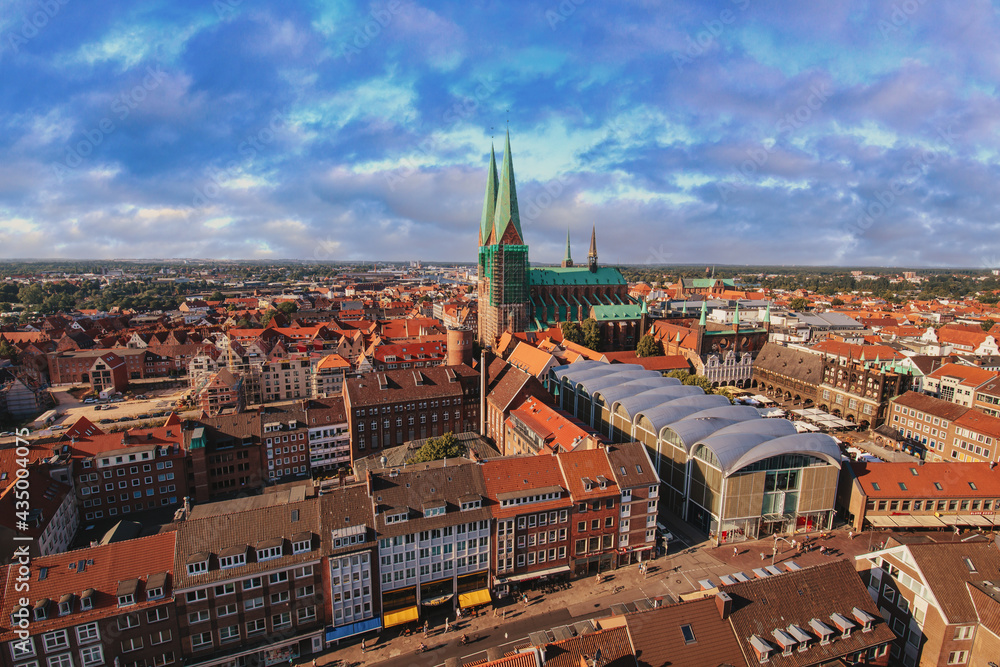Fototapeta premium Lübeck City Panorama