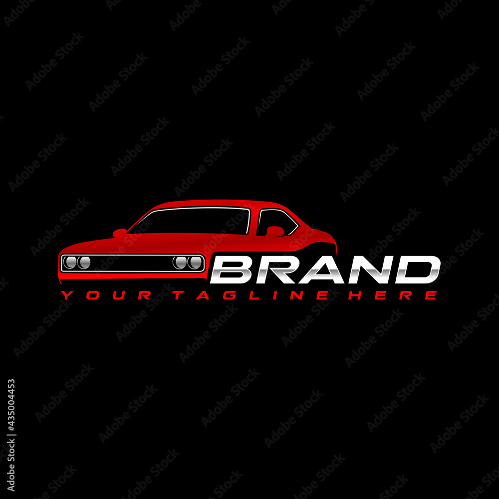 classic car logo template