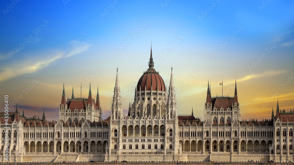 Obraz premium The Hungarian Parliament Building