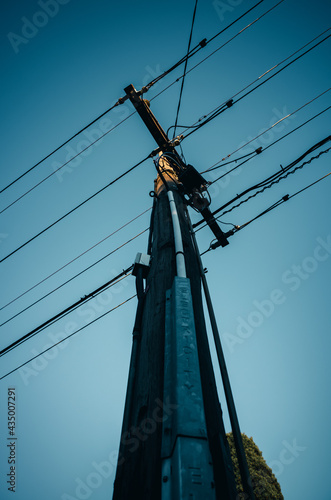 power lines and wires