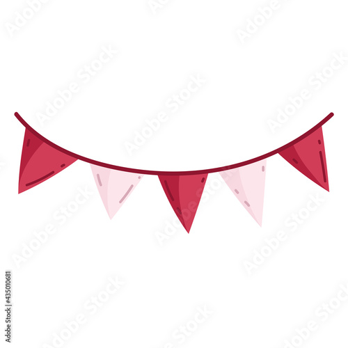 pennants festive decoration